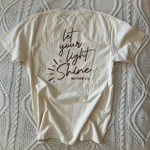 Comfort Colors Cream Tee Graphic Inspiration Print